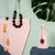 Line Asymmetric Wood Earrings