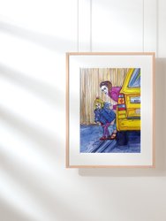 Mother And Daughter Fine Art Print