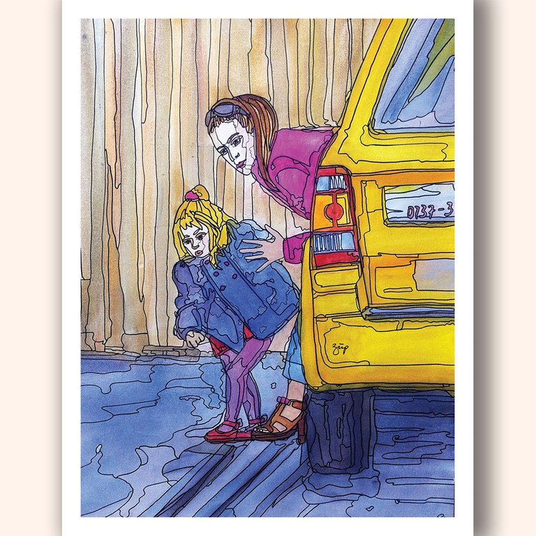 Mother And Daughter Fine Art Print