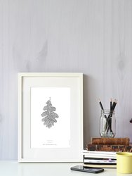 Oak Leaf Art Print