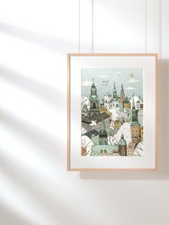 Seasons Of Copenhagen Art Print Set