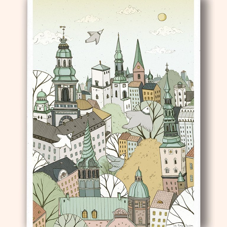 Spring In Copenhagen Art Print