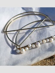 Triple Pearl Bracelet - White