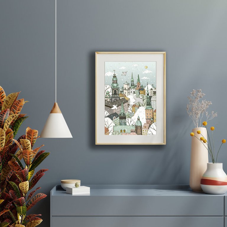 Winter in Copenhagen Art Print