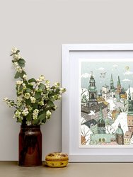 Winter in Copenhagen Art Print