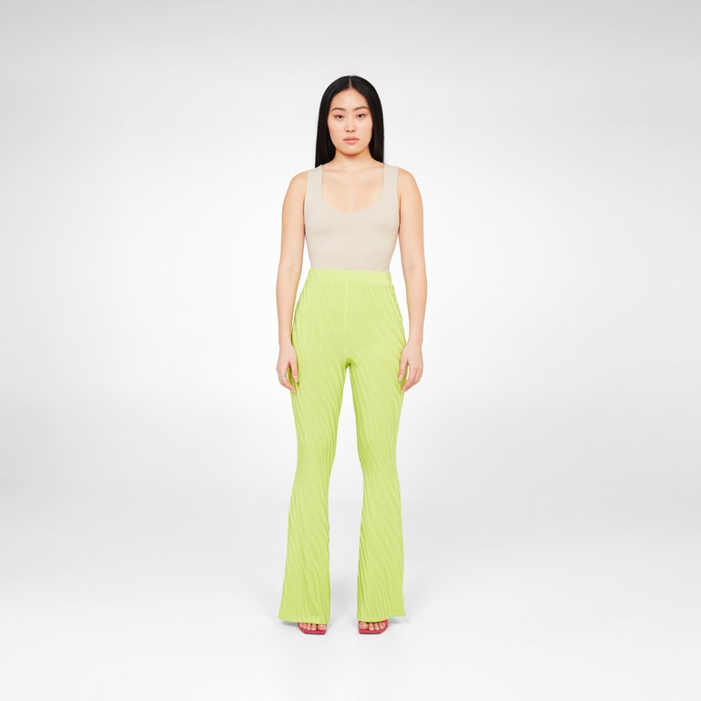 VIRGO TROUSERS - Lime green