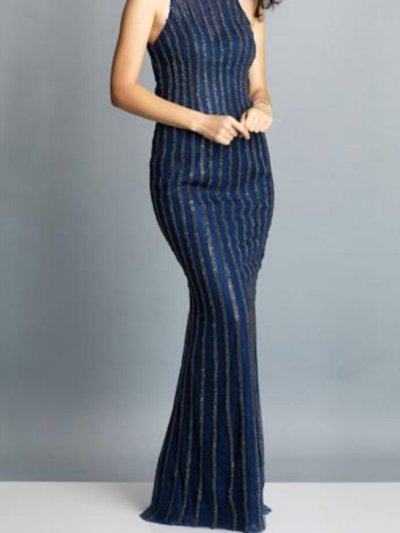 Dave & Johnny Classic Navy Evening Gown product