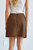 Corduroy Color Block Mini Skirt