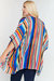 Vivid Stripe Plus Kimono