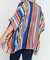 Vivid Stripe Plus Kimono