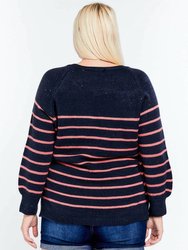 Stripe Plus Sweater