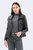 Angular Leather Jacket - Black