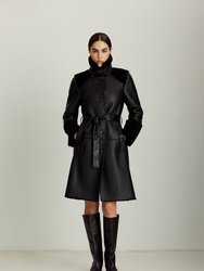 Astrid Trench Coat - Leather