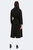 Celine Double-Face Wrap Coat with Printed Houndstooth Interior