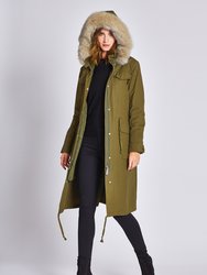 Cleo Triple-Washed Cotton Cargo Anorak