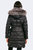 Cloe Fitted Puffer Coat with Fox Fur Collar