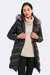 Cloe Fitted Puffer Coat with Fox Fur Collar