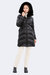 Cloe Puffer Coat - Shearling - Black