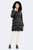 Cloe Puffer Coat - Shearling - Black