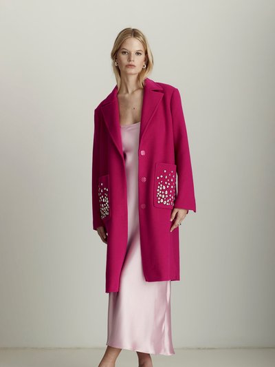 Dawn Levy Colette Coat - Hot Pink product