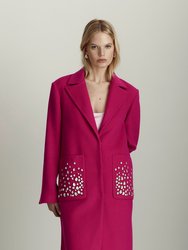 Colette Coat - Hot Pink
