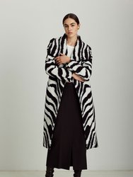 Gisele Coat - Zebra
