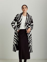 Gisele Coat - Zebra