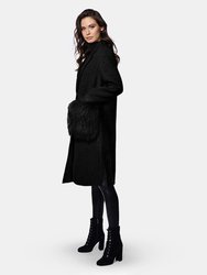 Natalie Double Faced Wool Coat with Fur Trim