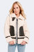 Sally Shearling Jacket - Cream