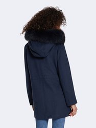 Tiffany Wooded Hood Blend Duffle Coat