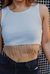 Girls Night Tank Top In White - White