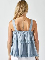 Laced Babydoll Top