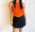 Strawberry Fields Knit Top In Orange - Orange