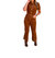 Tristyn Corduroy Button Down Jumpsuit In Brown