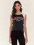 Led Zeppelin Zoso Raglan Tank - Ash Black