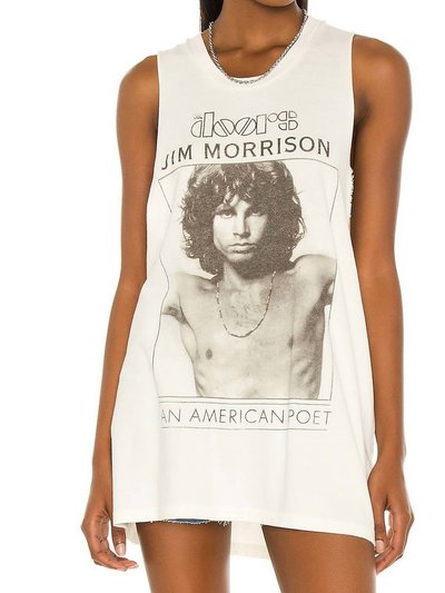 Daydreamer The Doors American Poet Bf Muscle Tank In Vintage White product