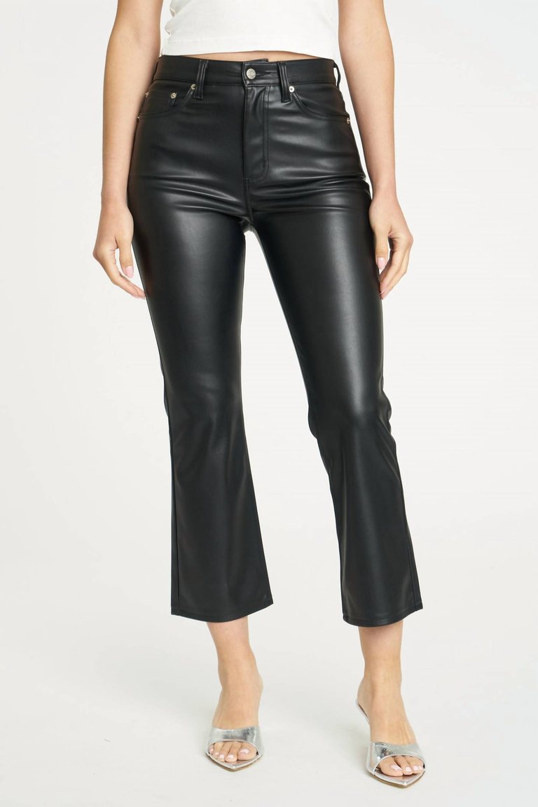 Shy Girl High Rise Crop Flare Jeans In Cinematic - Cinematic