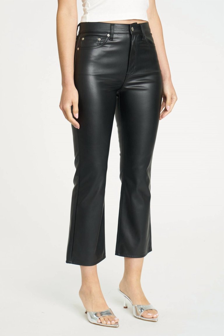 Shy Girl High Rise Crop Flare Jeans In Cinematic