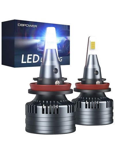 DBPOWER ALO-F3 H11 LED Car Headlight Bulb 2 Pack - Gray product