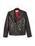 River Tonal Leather Biker Jacket