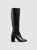 Elle Knee Boot, Black - Black