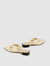 Wrap Sandal, Creme