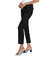 Blaire High Rise Ankle Slim Straight Jeans In Black