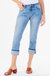 Daylight Blaire Cuffed Jean In Denim - Denim