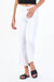 Jeanne Cropped Flare Jeans In Optic White