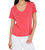 Madelyn Short Sleeve Jersey Tee In Viva Magenta - Viva Magenta