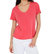 Madelyn Short Sleeve Jersey Tee In Viva Magenta - Viva Magenta