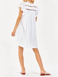 Osiris Knotted Embroidery Dress