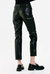 Women's Brooklyn Slim Straight Crop Leather Pants