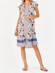 Xavia Dress - Multi Print